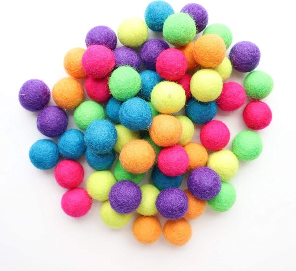 Felt mini balls wholesale